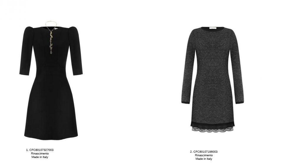dámské černé kvalitní šaty 