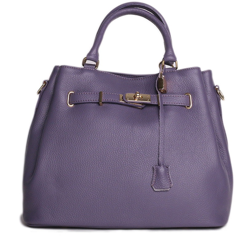 fialové kožené kabelky na styl birkin 