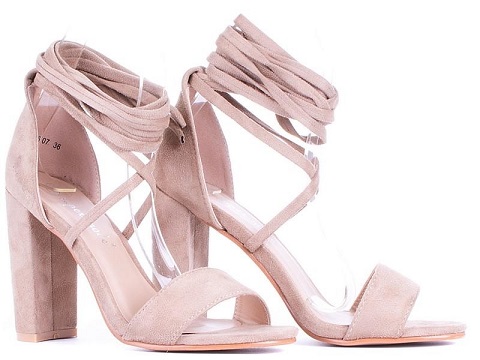 růžové dámské sandale