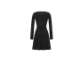 kvalitní úpletové šaty černé  Rinascimento CFM80010525003