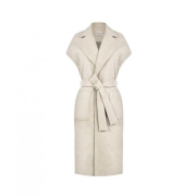 Luxusní kabátová vesta Rinascimento šedá CFC80104056003
