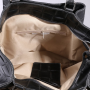 luxusní trendové černé velké  kožené kabelky Calvina