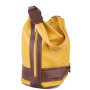 kožené kabelky žluté s hnedou alena