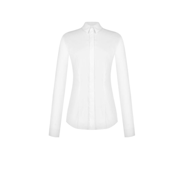 Dámská klasická kvalitní košile bílá Rinascimento CFC80107741003