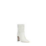 Dámské kožené kotníkové boty bílé Rinascimento CAL80006266003