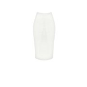 Dámská pletená midi sukně bílá Rinascimento CFM80010194003