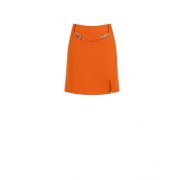 Kvalitní dámská oranžová sukne značková Rinascimento CFC80107363003