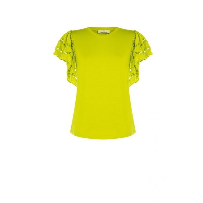 kvalitní  bavlněné tričko  Rinascimento zelené CFC80109378003