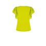 elegantní bavlněné tričko  Rinascimento zelené CFC80109378003