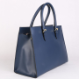 moderní dámské kožené kabelky byznis calvinas modrá