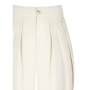 italské luxusní kalhoty bíle značkové Rinascimento CFC80109270003
