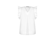 Dámské bíle tričko ze 100% bavlny Rinascimento CFC80109763003