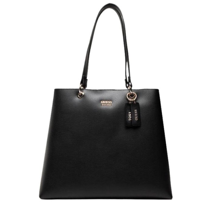 kvalitní dámské černé kabelky Guess  EVG842223