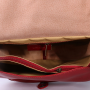 kvalitní dámské kožené kabelky z hrubé kuze zeneca bordo