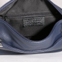 moderní dámské kožené kabelky kvalitní strední modré marineta