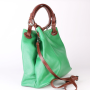 moderní dámské zelené kožené kabelky kvalitní vanda