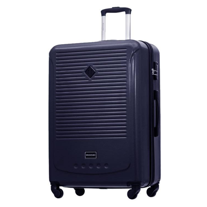 valitní dámsky cestovní kufr Cofru modrý Puccini ABS8016A 7A