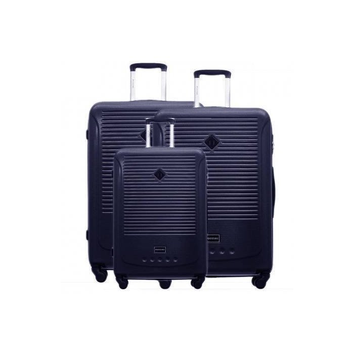 Sada  3 kvalitních značkových kufru XL,M,S Puccini Corfu modré