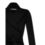 dlouhý kabát pro dámy Rinascimento černý CFC80110211003