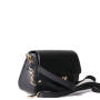 Dámské luxusní kvalitní kožené kabelky trendové Milosa černé