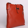 Crossbody dámské kvalitní kožené kabelky oranžové Aleggra