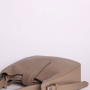 moderní kvalitní oválná kožená kabelka na rameno Aradia taupe