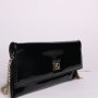 luxusní lakované dámské kožené kabelky  ACV0013420003 černá
