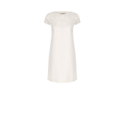Dámské vzorované krátké šaty ivory Rinascimento CFC80113681003