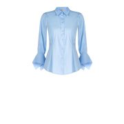 Dámská bavlněná košile modrá Rinascimento CFC80113746003
