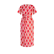 Dámské květované letní šaty červené Kitana CFC80113845003