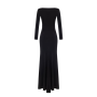 večerní dlouhé šaty černé po zem Rinascimento CFC0019321002