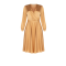 Luxusní saténové šaty camelbeige  Rinascimento CFC0120045003