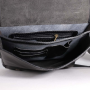 Klasické pánské černé kožené tašky na rameno Chulio