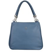 Luxusní značkové kožené modré kabelky Esmeralda 1215/GS30