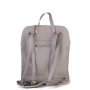 Kožený batoh a kabelka 2v1 pro holky do školy navaro jemně šedý
