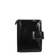 Černé lakované kožené peněženky 54033  Black