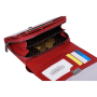 Dámské lakované kožené peněženky GF112-SH red 2