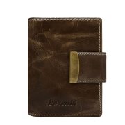 Dámské hnědé kožené peněženky RD-04-BAL2 brown