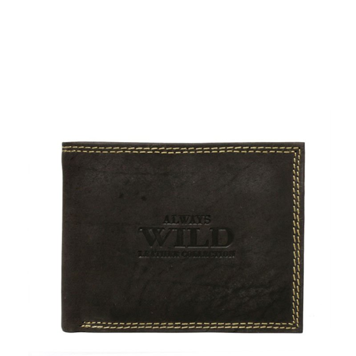 Pánské kožené peněženky levné N251-MH hnědé