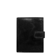 Pánské černé kvalitní kožené peněženky n4l-cl