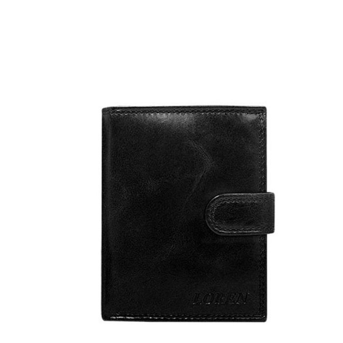 Pánské černé kvalitní kožené peněženky n4l-cl
