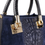 kvalitní pracovní dámské kabelky ze semišu regina modré