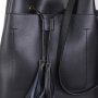 černé dámské kožené kabelky přes rameno bianca