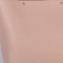 Jednoduchá kožená kabelka  růžová Edita