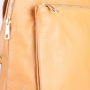 Luxusní kožené batohy pro dámy 2v1 Navaro camel
