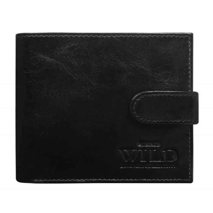 Pánské  kvalitní kožené peněženky N2002L-VTK black