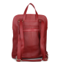 luxusní červený batoh a kabelka 2v1 Navaro - zadmí strana