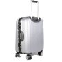 velký kvalitní cestovní kufr plastový M #113 silver