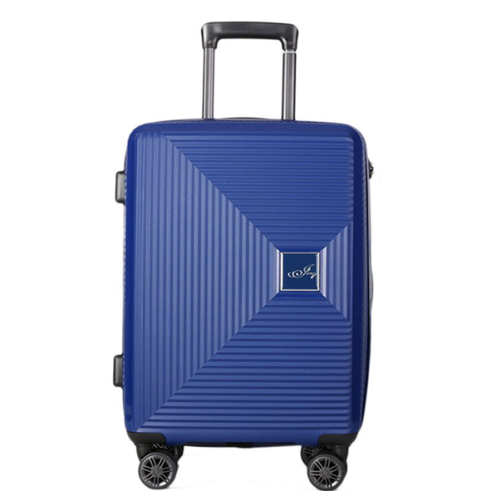 Velké kvalitní skořepinové kufry levné 8Z02-AP modré