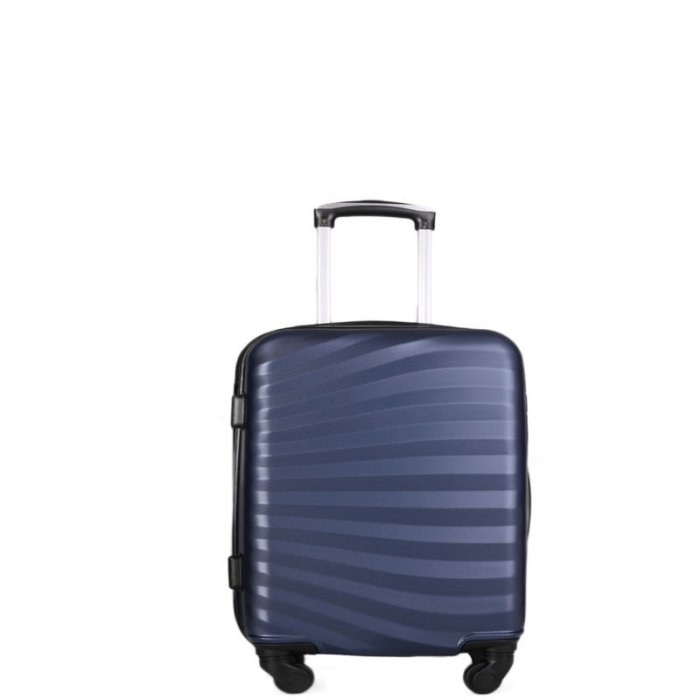 Cestovní kufr lehký na kolečkách modrý 8#011